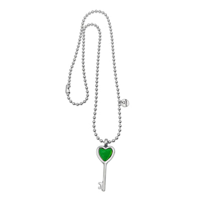 Collar  Plata " Love Key " de  La Locura De Marnie