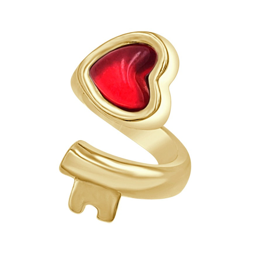 Anillo Oro " Love Key " La Locura de Marnie