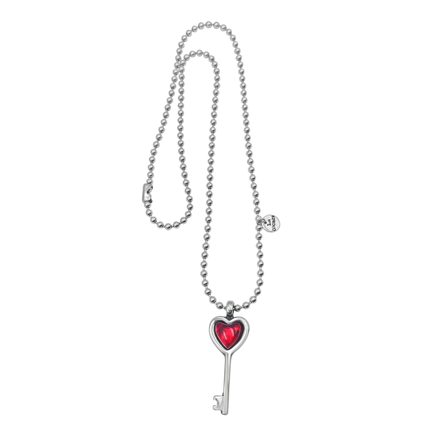 Collar  Plata " Love Key " de  La Locura De Marnie