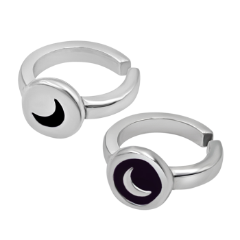 Anillos " Luna " Plata LaMala & LaFea
