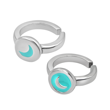 Anillos " Luna " Plata LaMala & LaFea