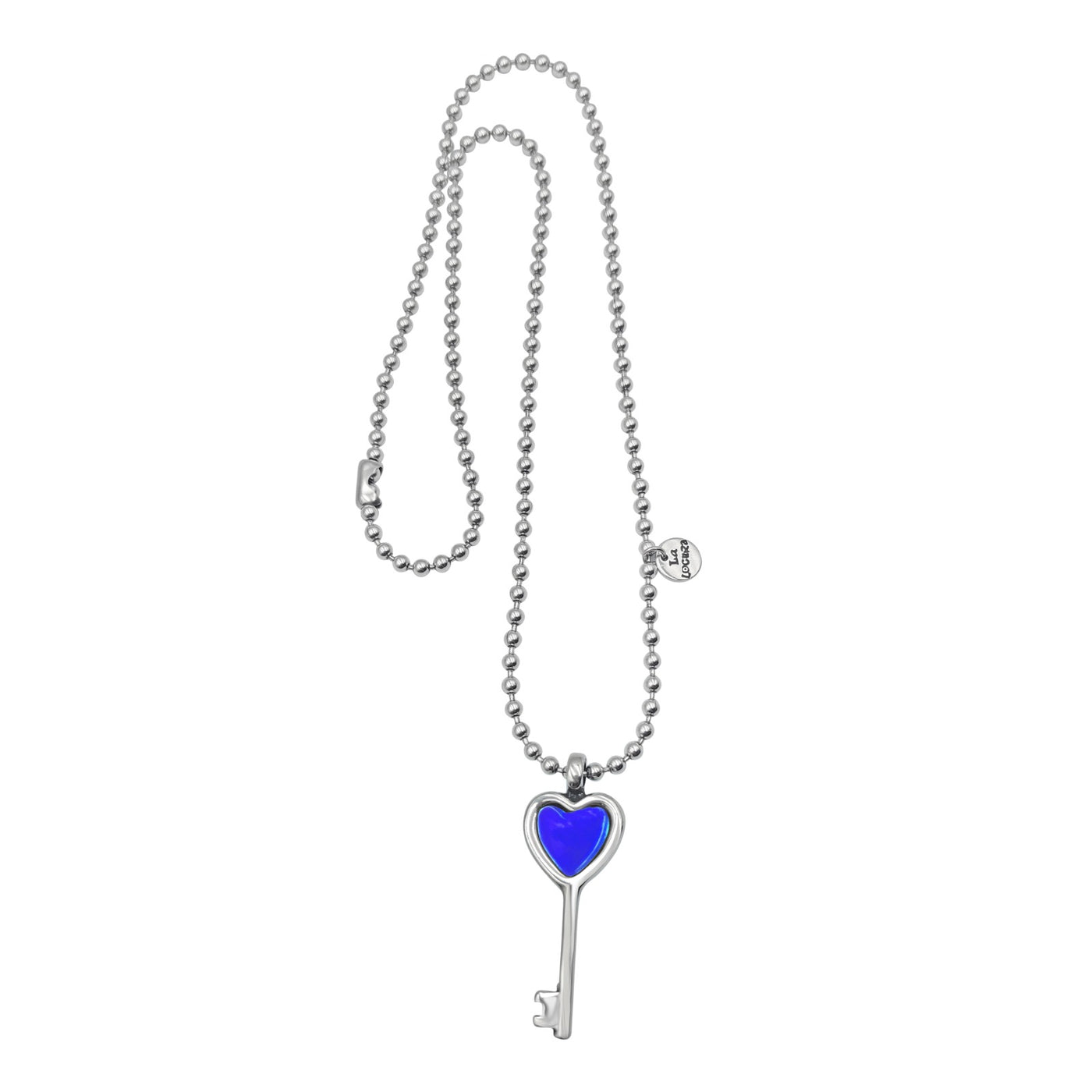 Collar  Plata " Love Key " de  La Locura De Marnie