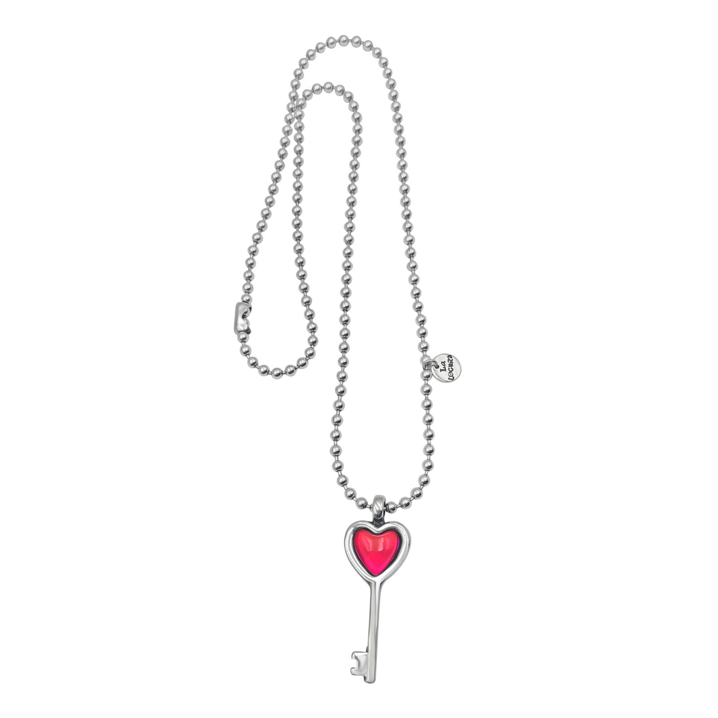 Collar  Plata " Love Key " de  La Locura De Marnie