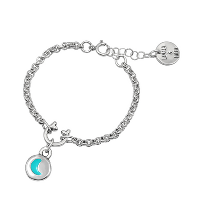 Pulsera Básica " Moon " Plata LaMala & LaFea