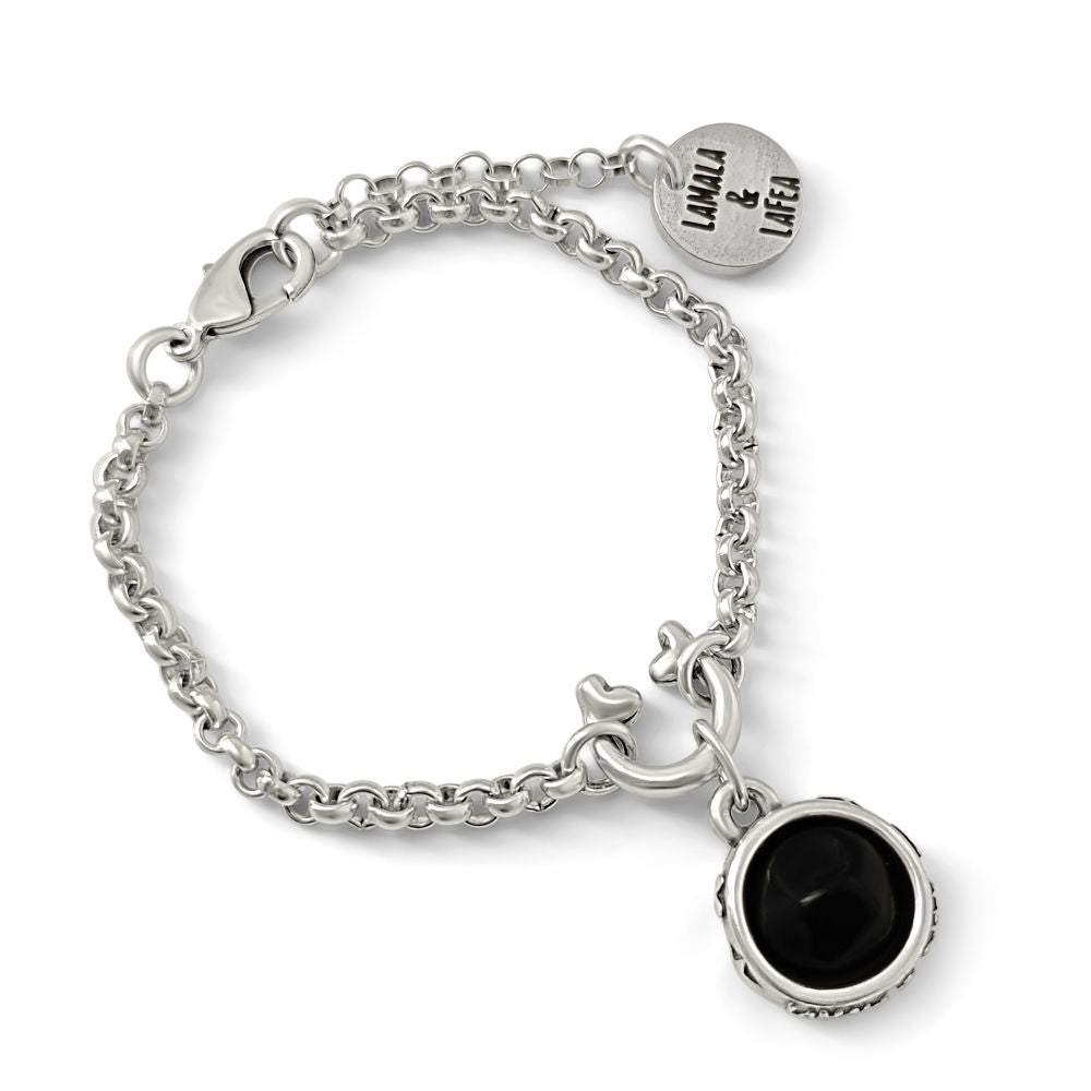 Pulsera Básica " La Perla Negra " LAMALA & LAFEA