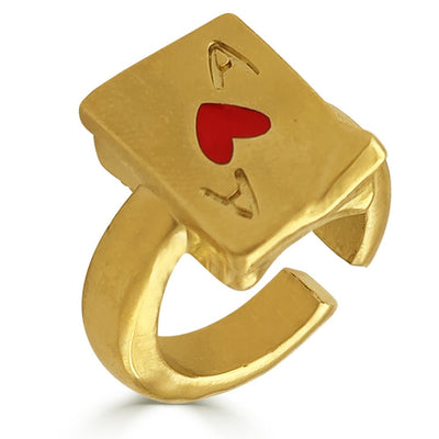 Anillo " AS de Corazones "  LAMALA & LAFEA
