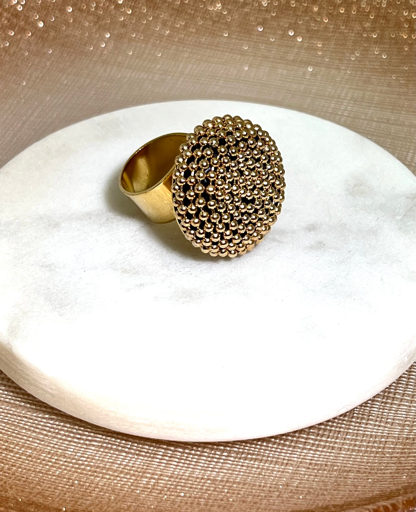 Anillo Cadena Bolas ITALIANA BE