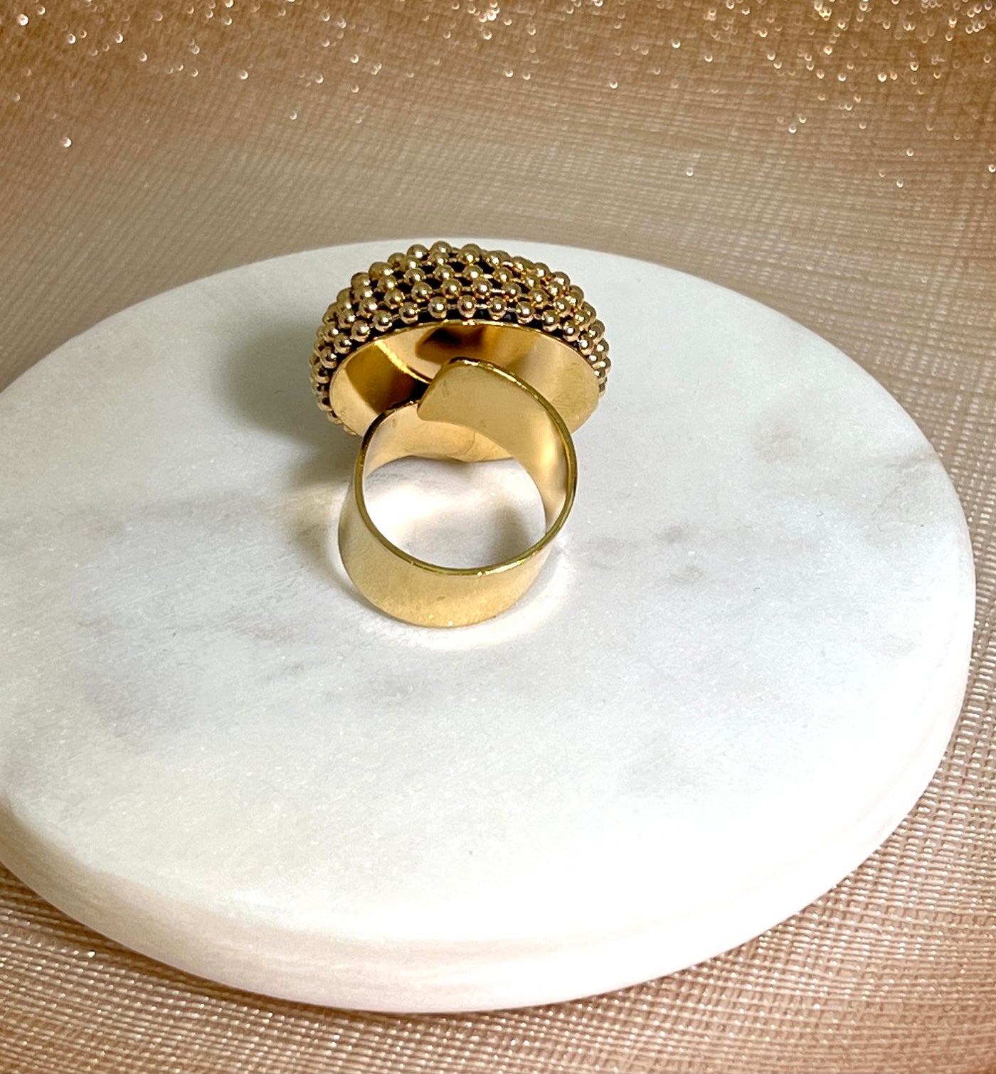 Anillo Cadena Bolas ITALIANA BE