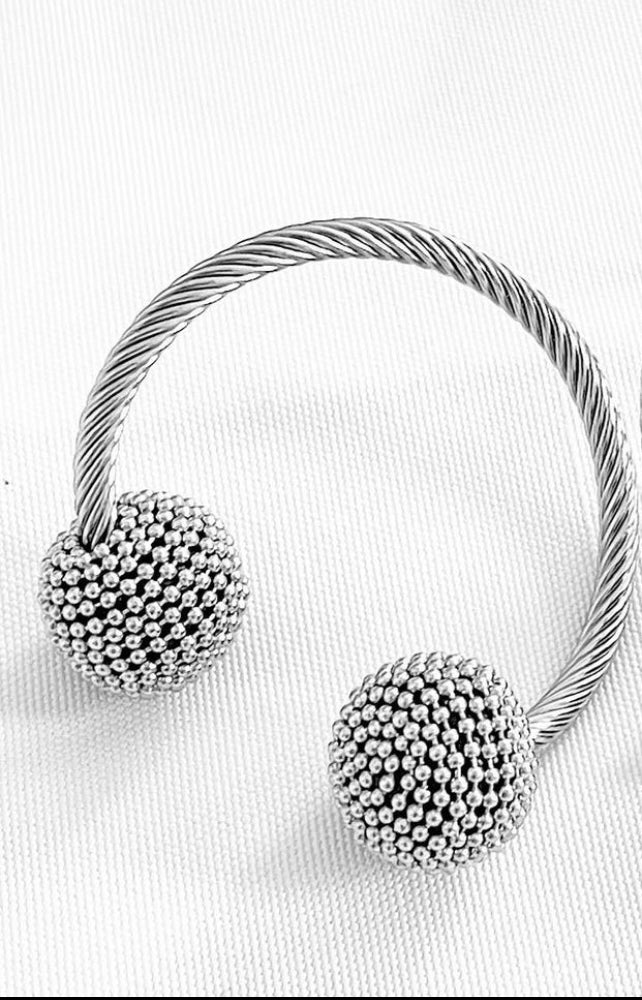 Pulsera Cuff con Bolas ITALIANA BE