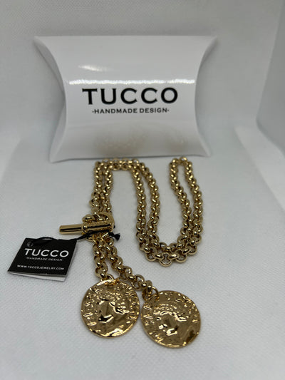 Collar largo Dos Monedas TUCCO