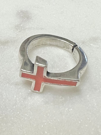 Anillos cruz plata " La Locura de Marnie "