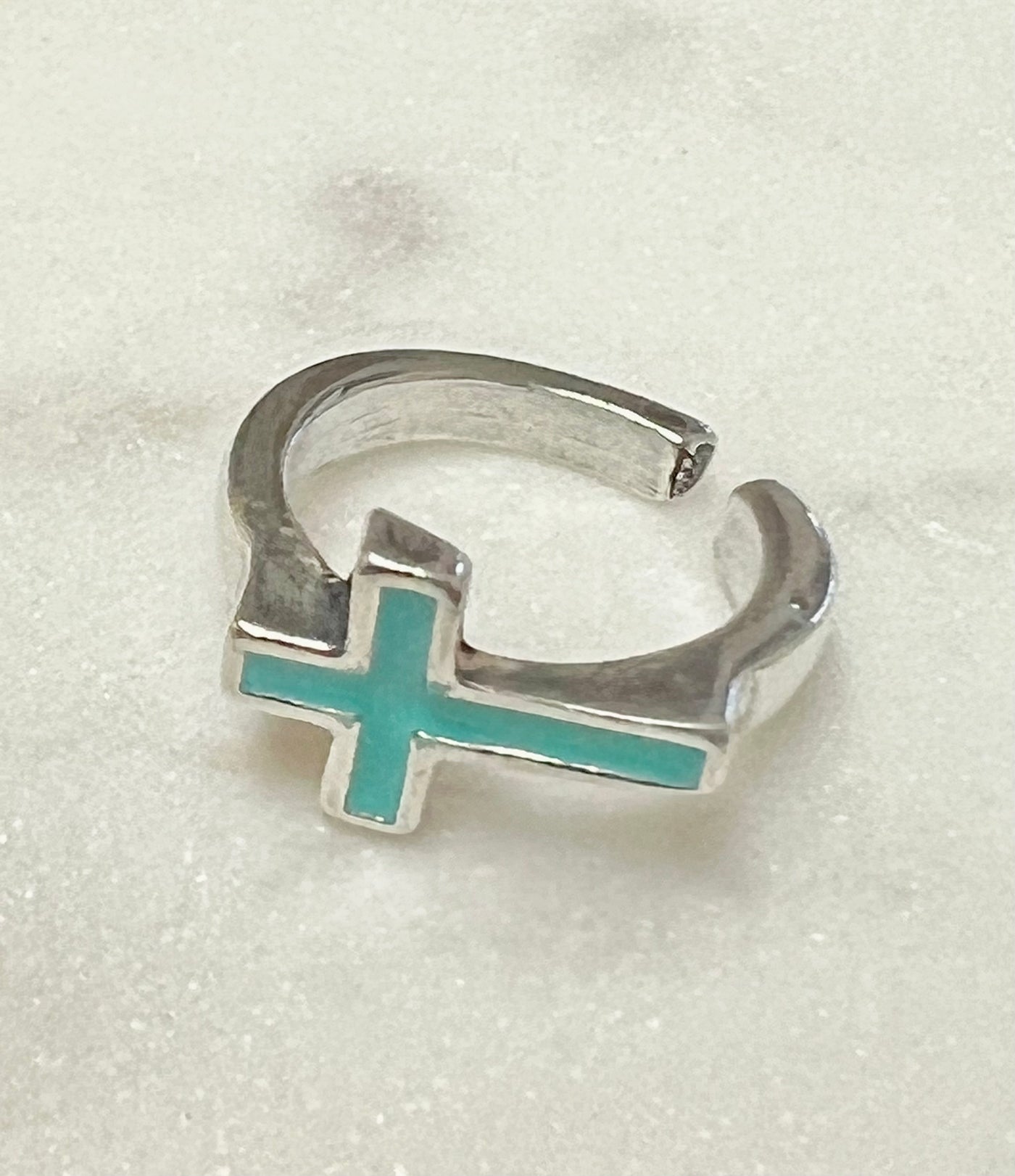 Anillos cruz plata " La Locura de Marnie "