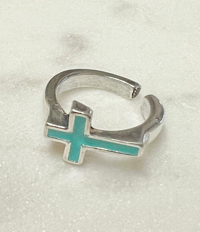 Anillos cruz plata " La Locura de Marnie "