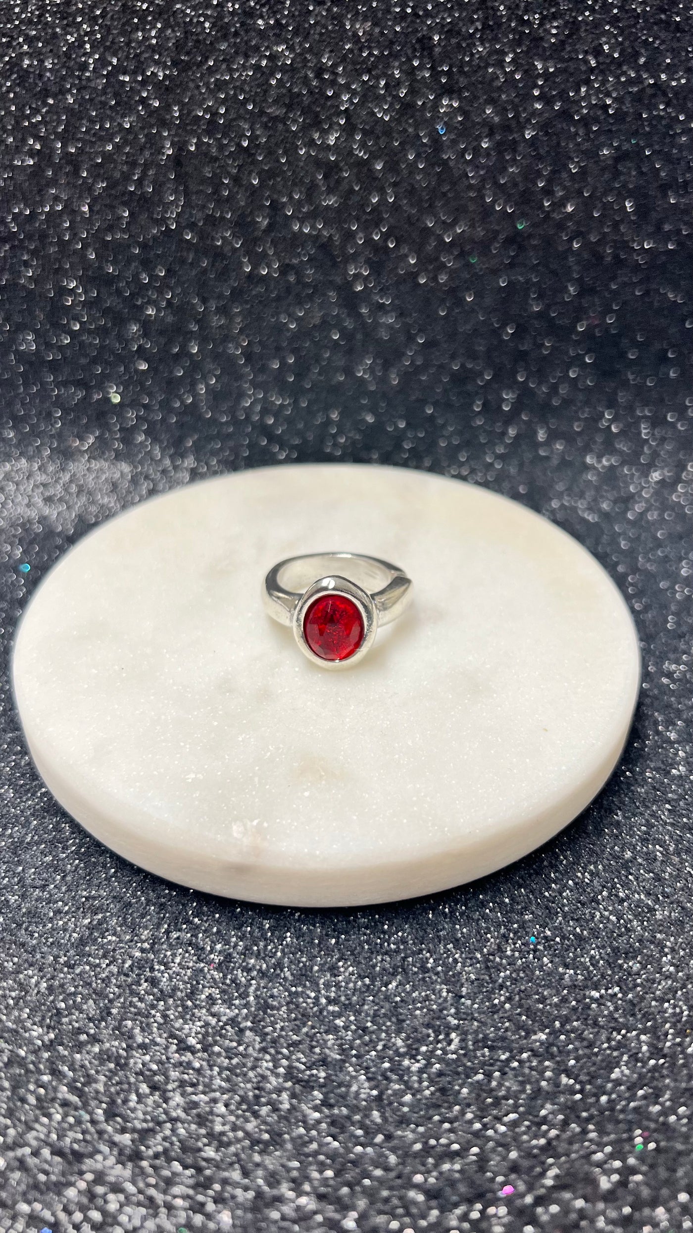 Anillo ovalado pequeño plata La Locura de Marnie