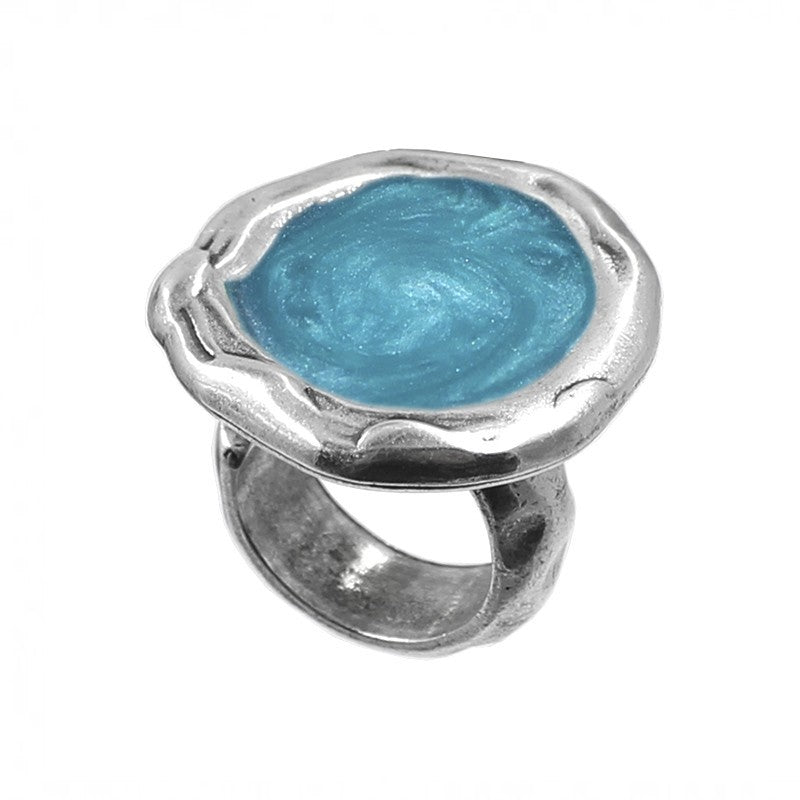 Anillo Ajustable Redondo con Esmaltes de LA LOCURA DE MARNIE