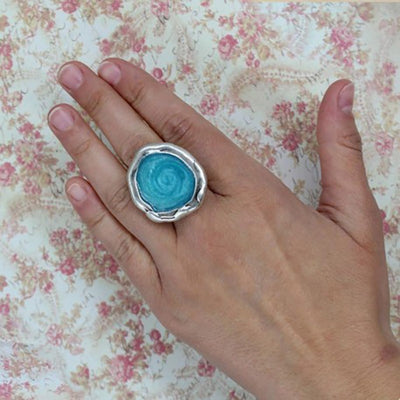 Anillo Ajustable Redondo con Esmaltes de LA LOCURA DE MARNIE