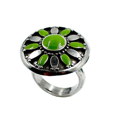 Anillo Margarita con Esmalte LA LOCURA DE MARNIE