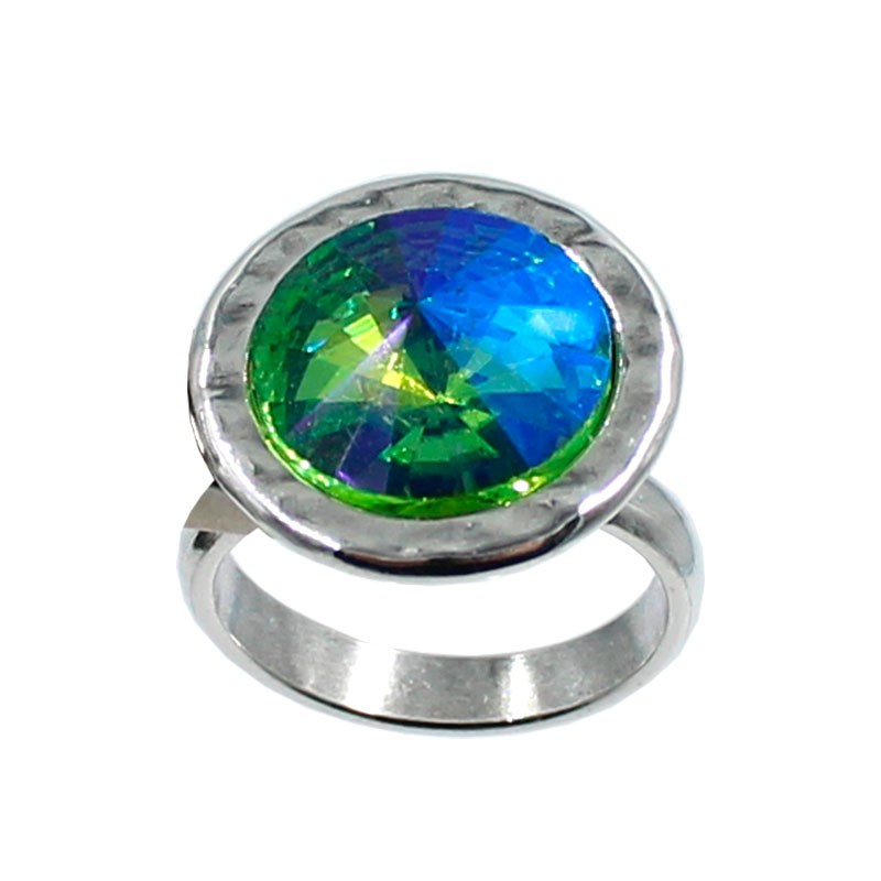 Anillo Redondo Punteado con Rivoli LA LOCURA DE MARNIE