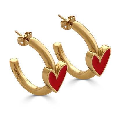 Pendientes Aro " Loco Amor " LAMALA & LAFEA
