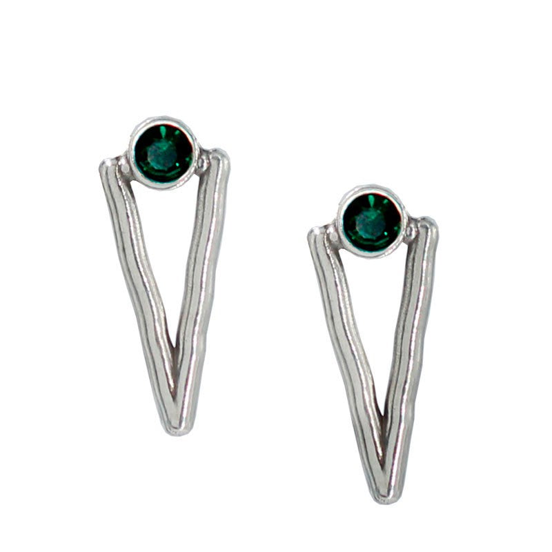 Aretes con Cristal en Colores de " LA LOCURA DE MARNIE "