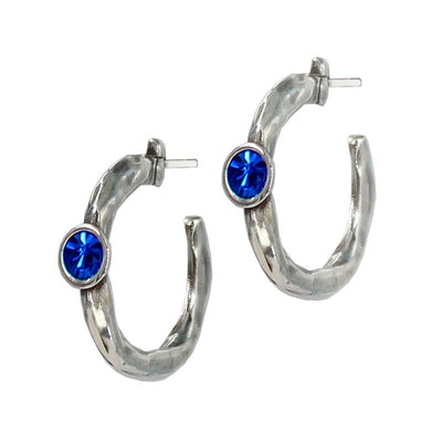 Pendientes de Aro con Cristal LA LOCURA DE MARNIE